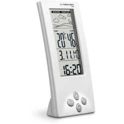 Thermo-hygromètre / Station météo BZ06 - écran lcd Réveil Prévisions météo - Trotec