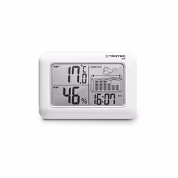 BZ07 : toutes les infos sur le climat intérieur en un coup d'oeil Le BZ07 est un thermo-hygromètre de table montable au mur q ...