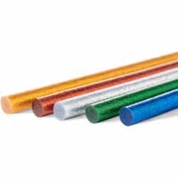 Set de 50 bâtonnets de colle à paillettes pour pistolet à colle. La colle thermofusible, ou colle chaude, est parfaite pour l ...