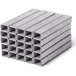 Boîte de 5000 agrafes de type 53 pour différents d'agrafeuses. Permet de fixer rapidement papier, tissus, bâches, toiles, gri ...