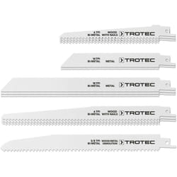 Trotec Set de lames bois/métal pour scie sabre (12 pces)