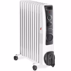 TROTEC Radiateur bain dhuile TRH 23 E - Chauffage - 2900 W - 3 allures - Thermostat