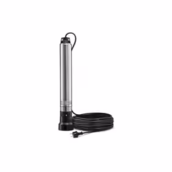 La pompe TDP 750 E est une pompe de forage de 1000 watts à pression max. de 5,2 bar, hauteur de refoulement max. de 50 mètres ...