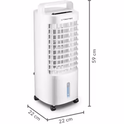 Rafraîchisseur d'air et humidificateur Trotec pae 11 - 90m3/h, 3 vitesses et minuterie