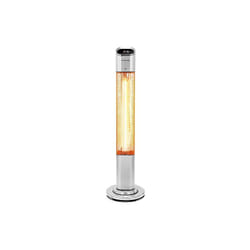Chauffage de terrasse infrarouge Trotec irs 2050 e - 2000W, oscillation, télécommande, 9 allures de chauffe