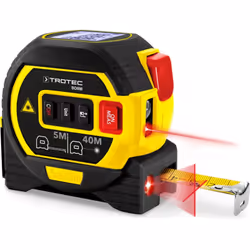 Télémètre, mètre ruban et laser croix en un seul appareil Compact et multifonctionnel, le BD8M réunit les fonctionnalités de  ...