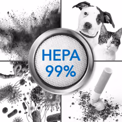 Filtre HEPA performant pour aspirateurs sans fil VC 150 E et VC 155 E. Son système de filtration à cinq couches capture et re ...