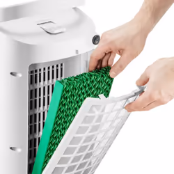 PAE 19 H Filtre à évaporation La structure du filtre d'évaporation permet d'obtenir un froid agréable par évaporation.
