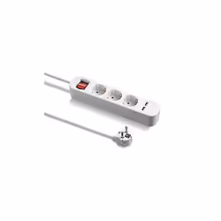 Tout à partir d'une seule prise : répartiteur de prises triple avec deux ports USB Avec le bloc multiprises PVH3 pratique, le ...