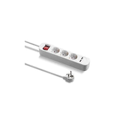 Bloc multiprise PVH3 avec 2 prises de charge usb - Trotec