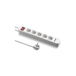 Bloc multiprise PVH5 avec 2 prises de charge usb - Trotec