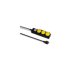 Bloc multiprises à clapet de Protection à Fermeture Automatique PVP3 Puissance maximale : 3.500 Watts Long câble de 2 m - Trotec