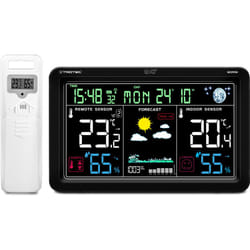 Station météo numérique sans fil BZ29OS avec moniteur climatique à capteur extérieur - Trotec
