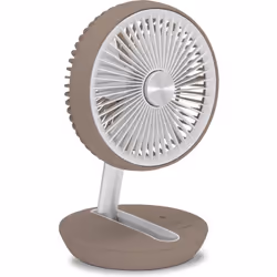 Que ce soit à la maison, au bureau ou en déplacement : le ventilateur portable TVE 2 B assure une circulation d'air agréable  ...