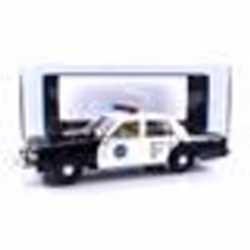 Voiture Miniature de Collection - MCG 1/18 - CHEVROLET Caprice - San Francisco Police Department 1987 - Black / White - 18389 ...
