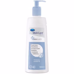MoliCare 995080, Lotion, Unisexe, Nettoyant, Tous types de peau, 500 ml, Huile d'amande, Panthénol