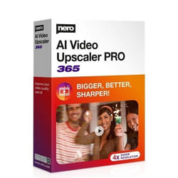 Logiciel - Nero - AI Image Upscaler Pro 365 - Amélioration dimages - 500 crédits - Windows 64