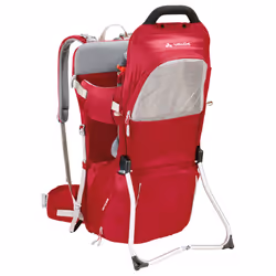 VAUDE Shuttle Base, Haut, Gris, Rouge, Polyamide, Polyuréthane, Fermeture éclair, 20 L, 2,56 kg