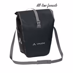 VAUDE Aqua Back Selle Sacoche pour bicyclette 48 L Tissu, Polyuréthane Noir