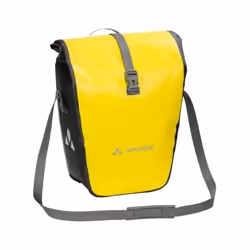 VAUDE Aqua Back, Selle, Sacoche pour bicyclette, Tissu, Polyuréthane, Noir, Jaune, 48 L, 25 kg