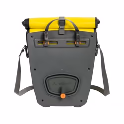 VAUDE Aqua Back Selle Sacoche pour bicyclette 48 L Tissu, Polyuréthane Noir, Jaune