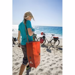 VAUDE Aqua Back Selle Sacoche pour bicyclette 48 L Tissu, Polyuréthane Noir, Jaune - Vue supplémentaire 7