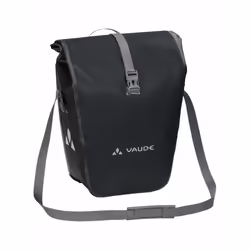 VAUDE Aqua Back Single, Selle, Sacoche pour bicyclette, Tissu, Polyuréthane, Noir, Gris, 24 L, Allemagne