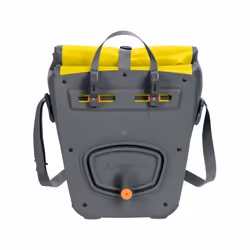 VAUDE Aqua Front Devant Sacoche pour bicyclette 28 L Polyamide, Polyester, Polyuréthane thermoplastique (TPU) Jaune