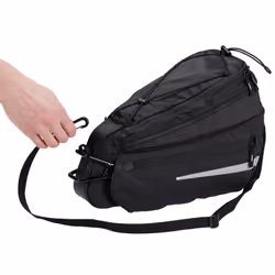 VAUDE Off Road Bag M Selle Sacoche pour bicyclette 10 L Polyamide, Polyuréthane Noir - Vue supplémentaire 4