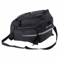VAUDE Silkroad Plus (Snap-it), Arrière, Sacoche pour bicyclette, Polyamide, Noir, 16 L, 210 mm