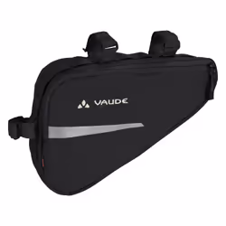 VAUDE Triangle Bag, Cadre, Sacoche pour bicyclette, Polyamide, Polyester, Polyuréthane, Noir, Argent, 1,7 L, 250 mm