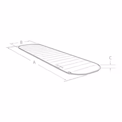 VAUDE Tour 5 M 510 mm 1830 mm Rouge
