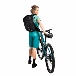 VAUDE Tremalzo 18 sac à dos Sac à dos de cyclisme Noir Tissu, Polyamide, Polyester, Polyuréthane
