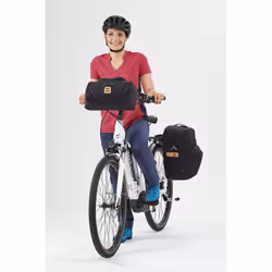 VAUDE eBox Devant Sacoche pour bicyclette 9 L Polyester, Polyuréthane Noir