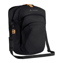 VAUDE eBack Single Arrière Sacoche pour bicyclette 28 L Polyester, Polyuréthane Noir