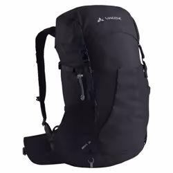VAUDE Brenta, Sans encadrement, Haut, Dos rembourré, Randonnée, Noir, Unisexe