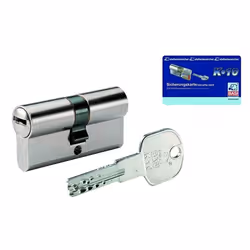 Serrure à cylindre double BASI K10 - 2 points - Protection contre larrachage - 30mm - 3 clés incluses