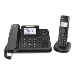 Doro Comfort 4005 Téléphone analog/dect Identification de l'appelant Noir