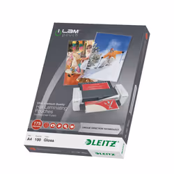 Leitz iLAM UDT, Transparent, EVA (Acétate de vinyle d'éthylène), Polyéthylène téréphthalate (PET), Brillant, A4, 222 mm, 309 ...