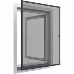 Moustiquaire pour fenêtre avec ressorts daccrochage 120 x 140 cm