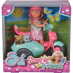 Smoby EL SCOOTER ET AMIS, 3 an(s), 120 mm, 135 g, Multicolore