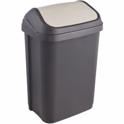 Poubelle compacte avec couvercle basculant pratique et capacité de 10 litres pour des sacs poubelles de 20 à 30 litres Élimin ...