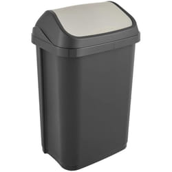 Keeeper - Poubelle avec couvercle basculant, 25 l, Swantje, Gris Graphite