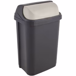 Poubelle robuste avec couvercle coulissant pratique et une capacité de 25 l pour des sacs poubelle de 35 à 60 litres Éliminat ...