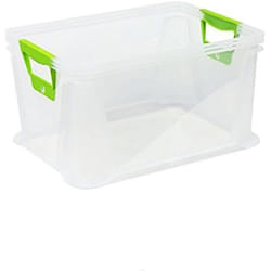 Boîte de rangement - KEEEPER - Luis - 39 x 29 x 22 cm - 20 l - Transparent