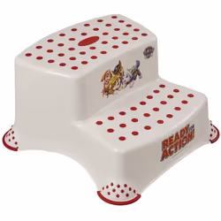 Tabouret Paw Patrol à deux hauteurs / au sol pour enfants entre 18 mois et 10 ans, Pour se lever et s'asseoir en toute sécuri ...