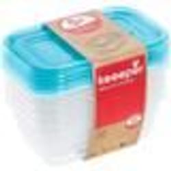 Boîte de conservation - KEEEPER - Fredo Fresh - 05 L - Lot de 5 - Bleu