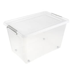 Boîte de rangement - KEEEPER - LARS Clipbox - 60L - Transparent