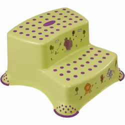 Tabouret 2 marches Hippo pour enfant de 18 mois à 10 ans, Pour se lever et s'asseoir en toute sécurité - Idéal pour atteindre ...