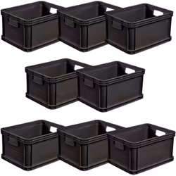 Ensemble de paniers de transport robustes pour charges exigeantes - Idéal pour stocker et transporter des outils lourds ou de ...